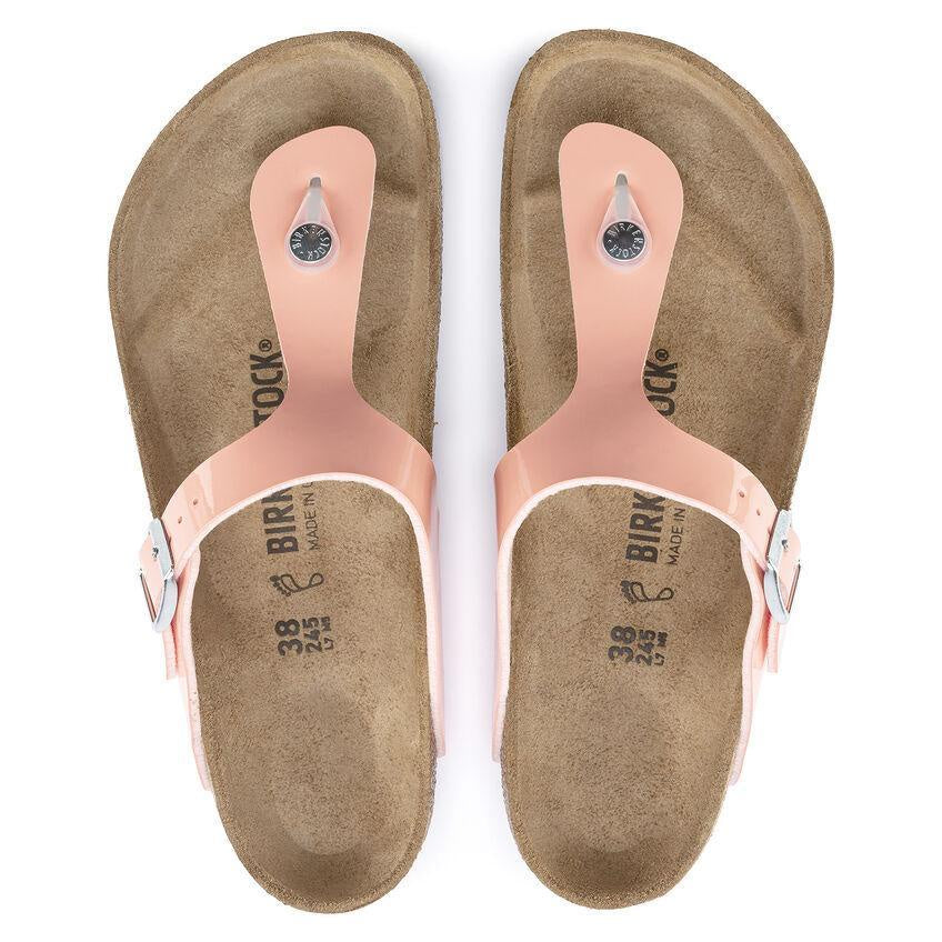 Birkenstock 1019405 Gizeh Coral Peach Patent BF Regular