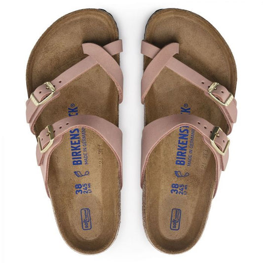 Birkenstock 1023964 Mayari SFB Old Rose Nubuck Leather Regular