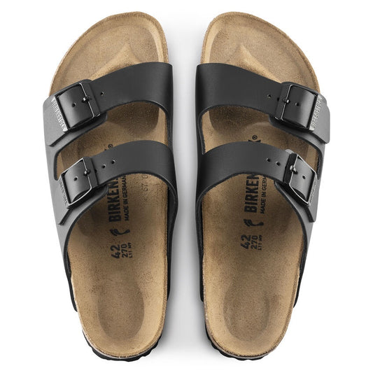 Birkenstock 051191 Arizona Black Smooth Leather Regular (BSR)