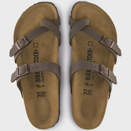 Birkenstock 071061 Mayari BirkiBuc Mocca Regular