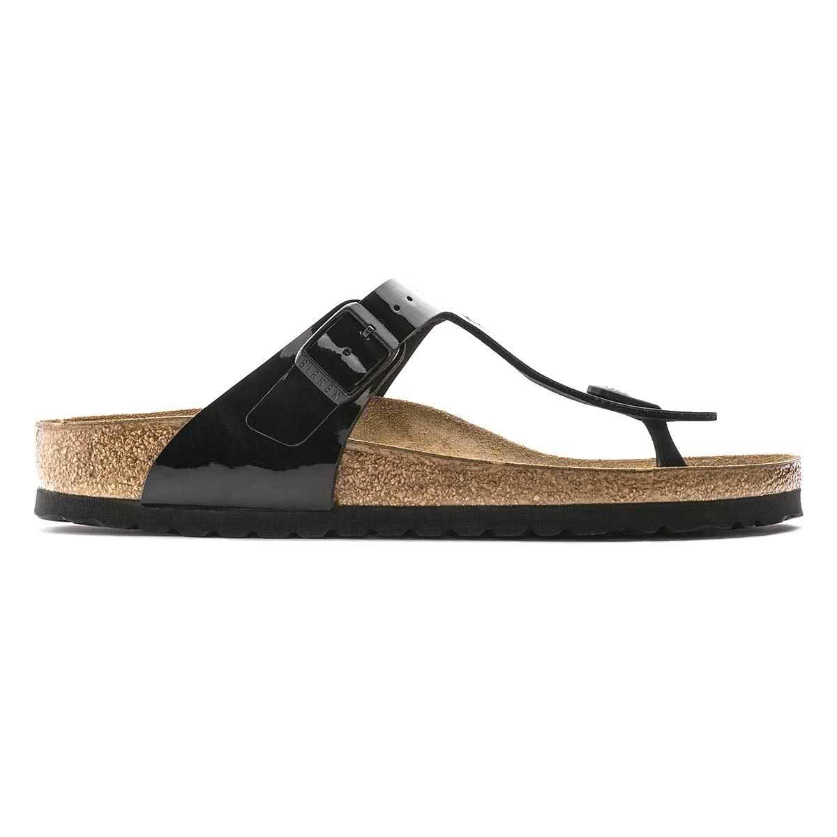 Birkenstock 0043663 Gizeh Black Patent Narrow