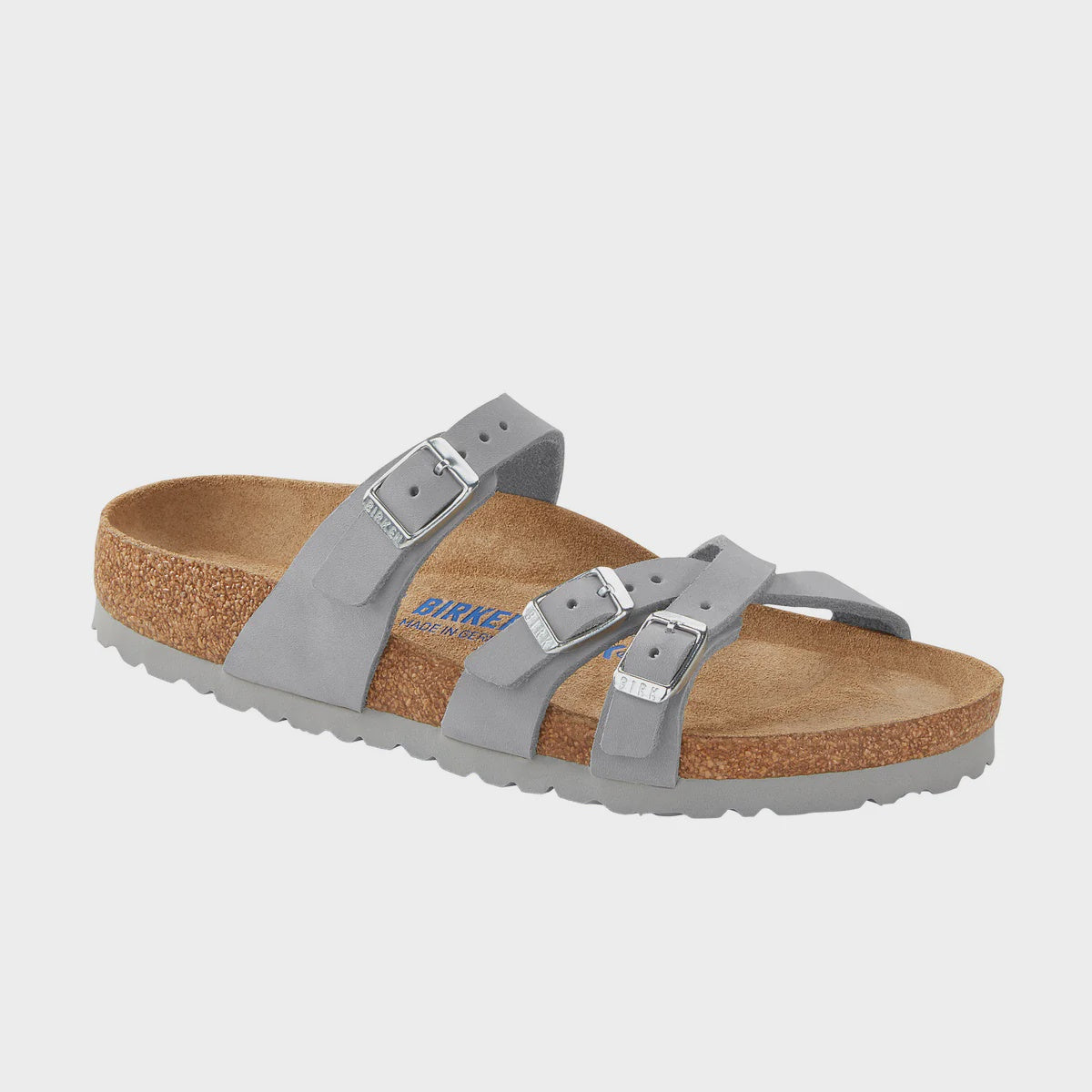 Birkenstock Franca 1023354 SFB Dove Grey Nubuck Leather Narrow